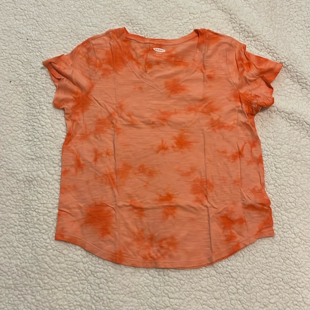 Vibrant orange shirt